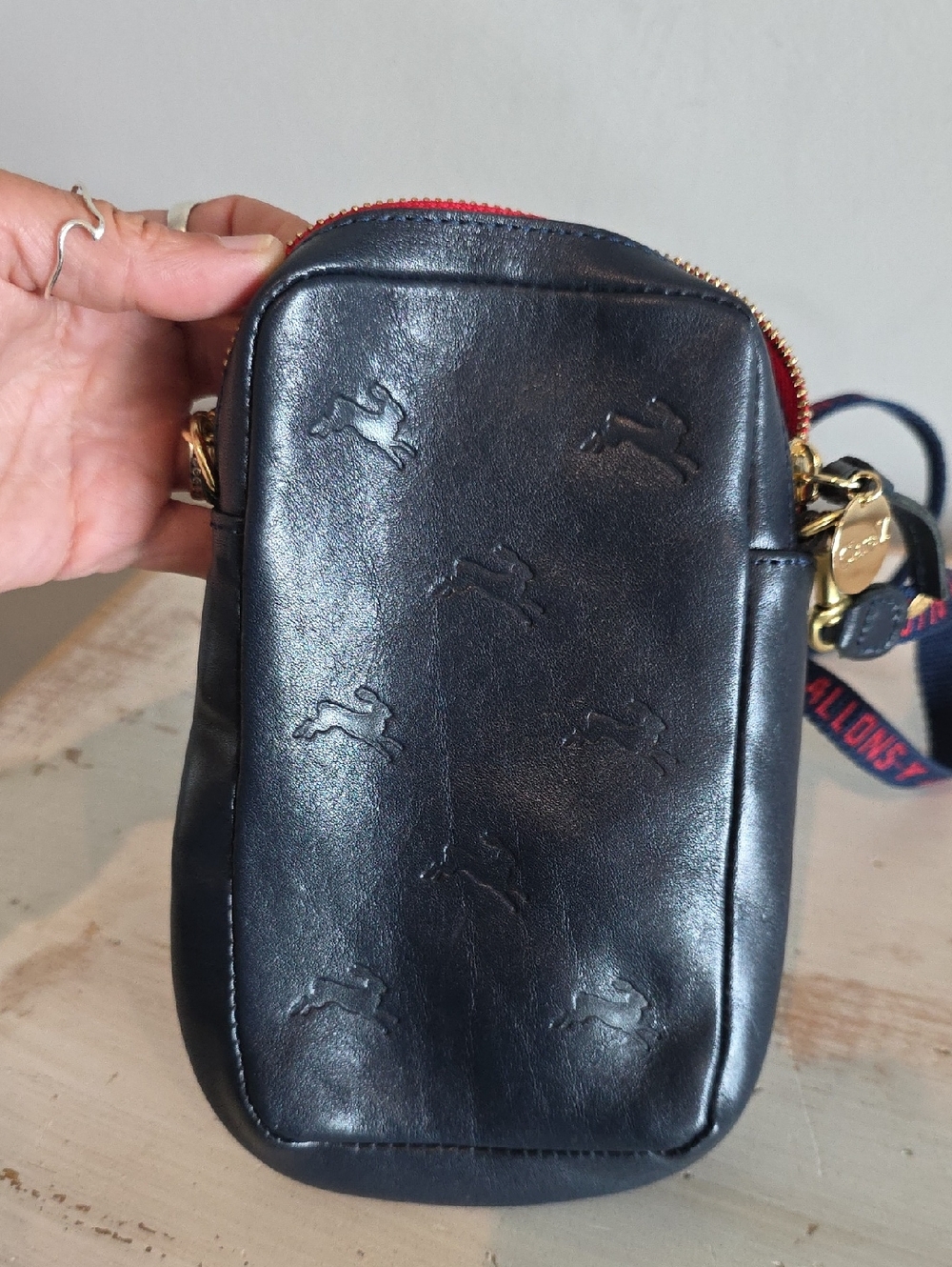 Clare V. X Tracksmith Poche Sportif Limited Edition Phone Bag - Picture 2 of 13